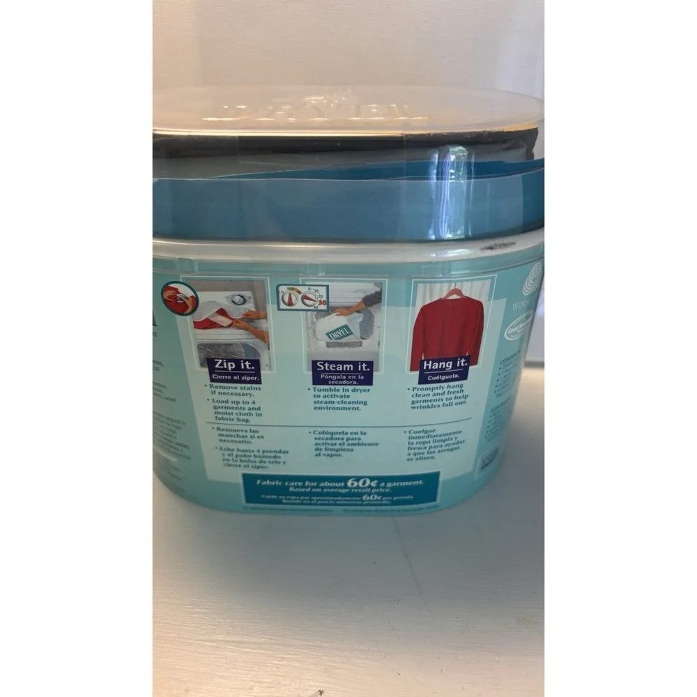DRYEL-DRY-CLEAN-ONLY-FABRIC-CARE-STARTER-KIT-16 GARMENTS-12-DRYER-LOADS-RARE